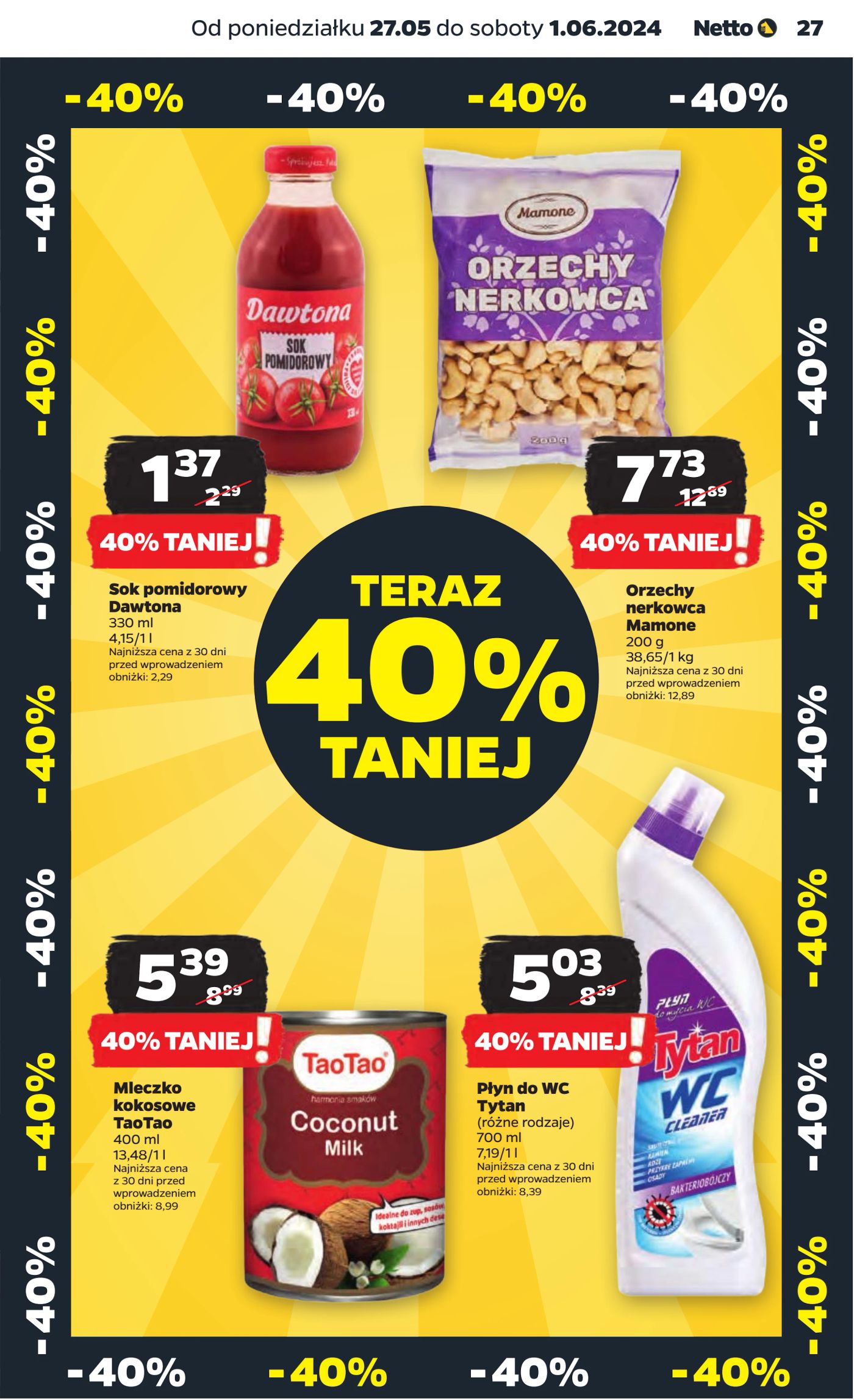 Gazetka Netto Gazetka Spożywcza 22/24A