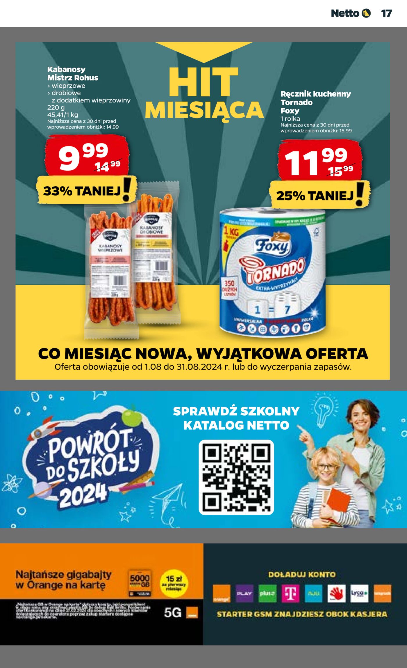 Gazetka Netto Gazetka Spożywcza 31/24B