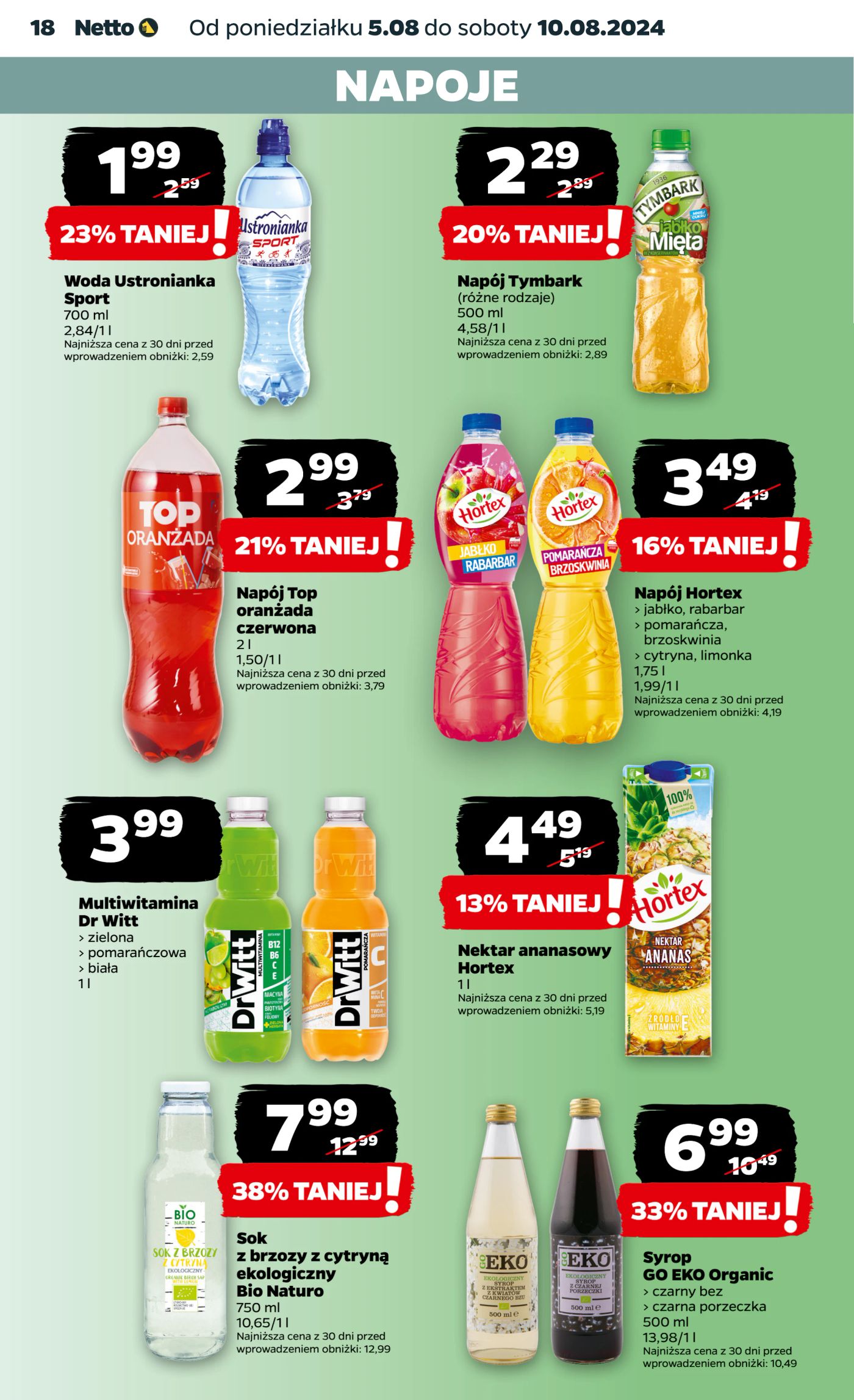 Gazetka Netto Gazetka Spożywcza 32/24A