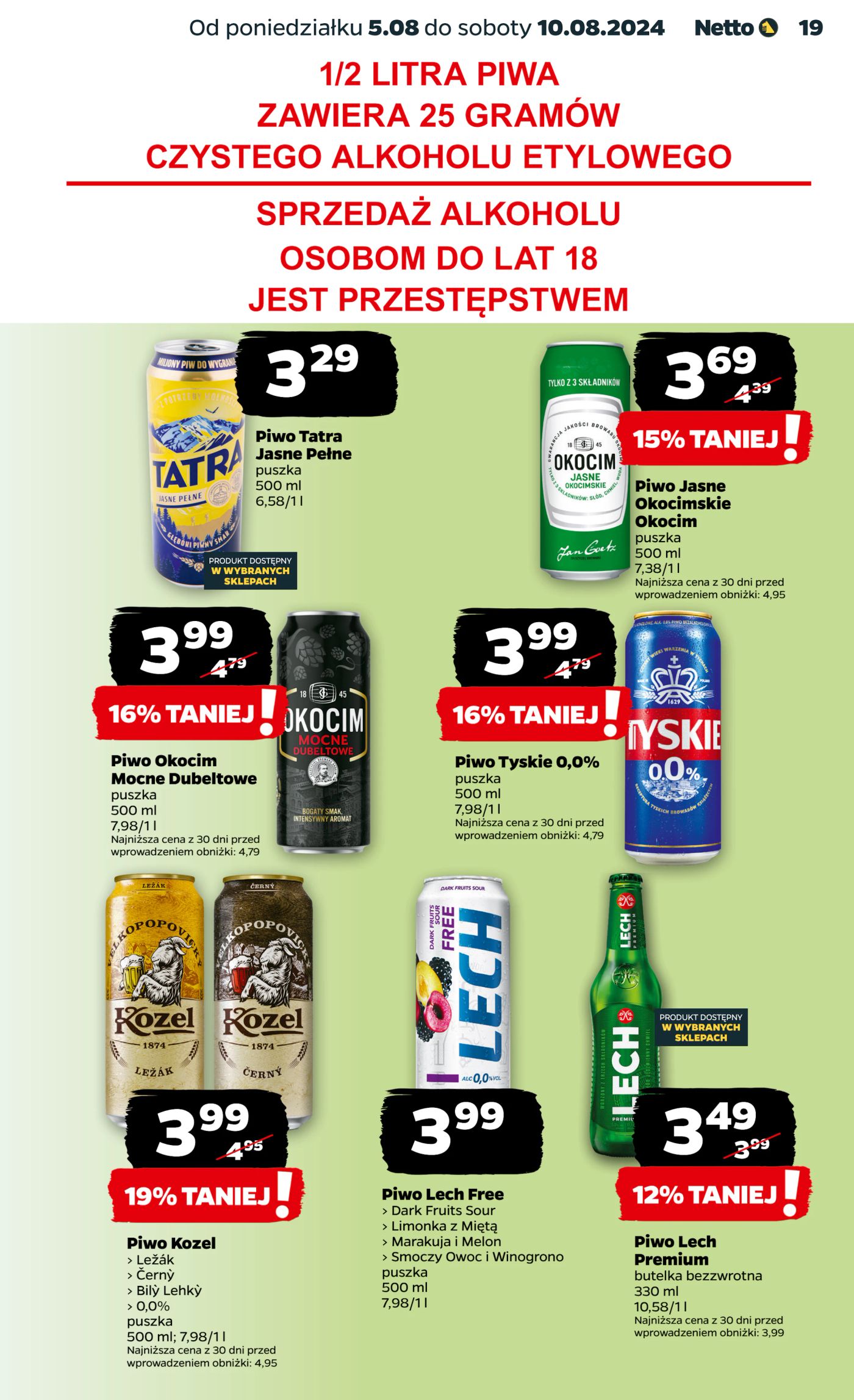 Gazetka Netto Gazetka Spożywcza 32/24A