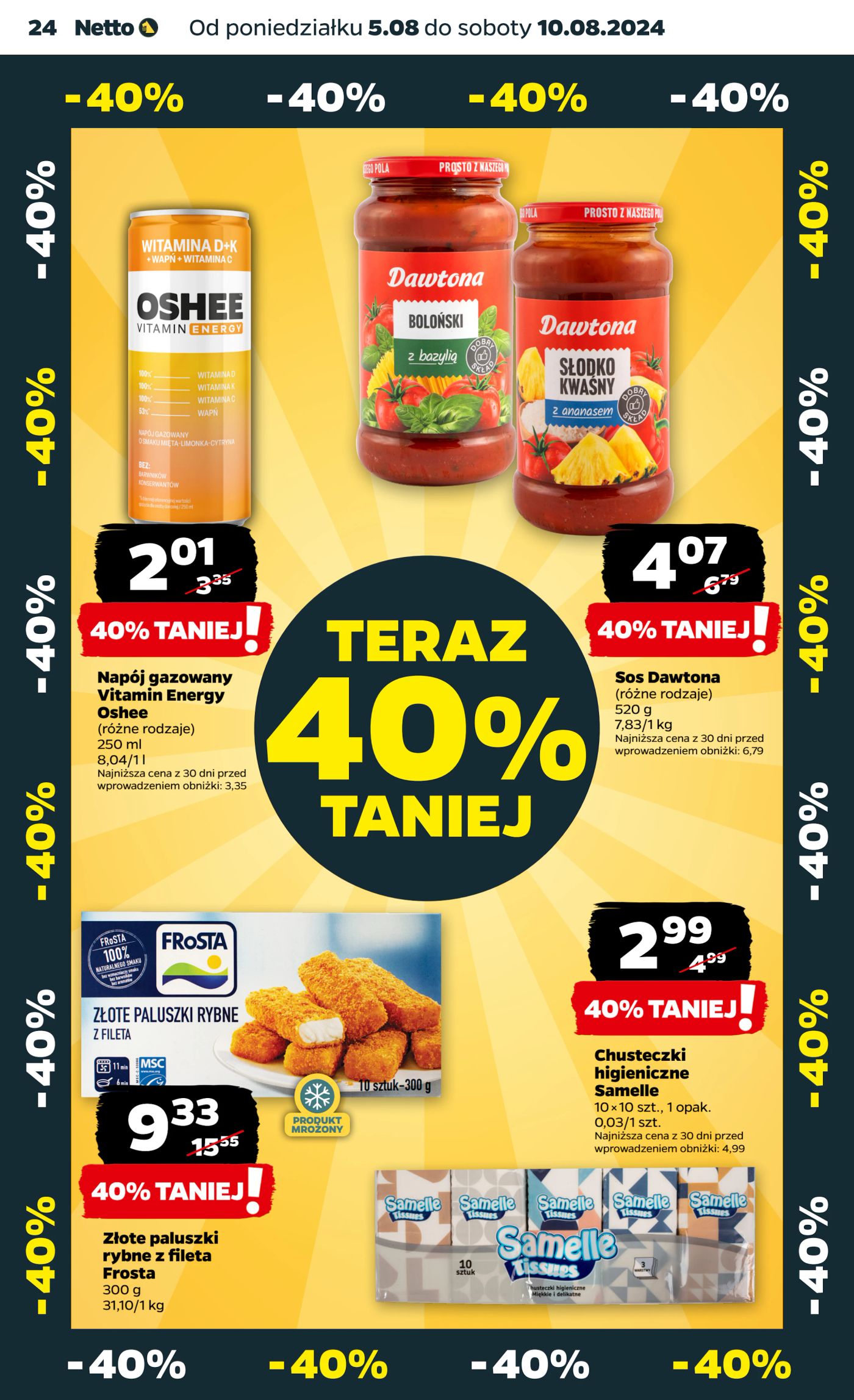 Gazetka Netto Gazetka Spożywcza 32/24A