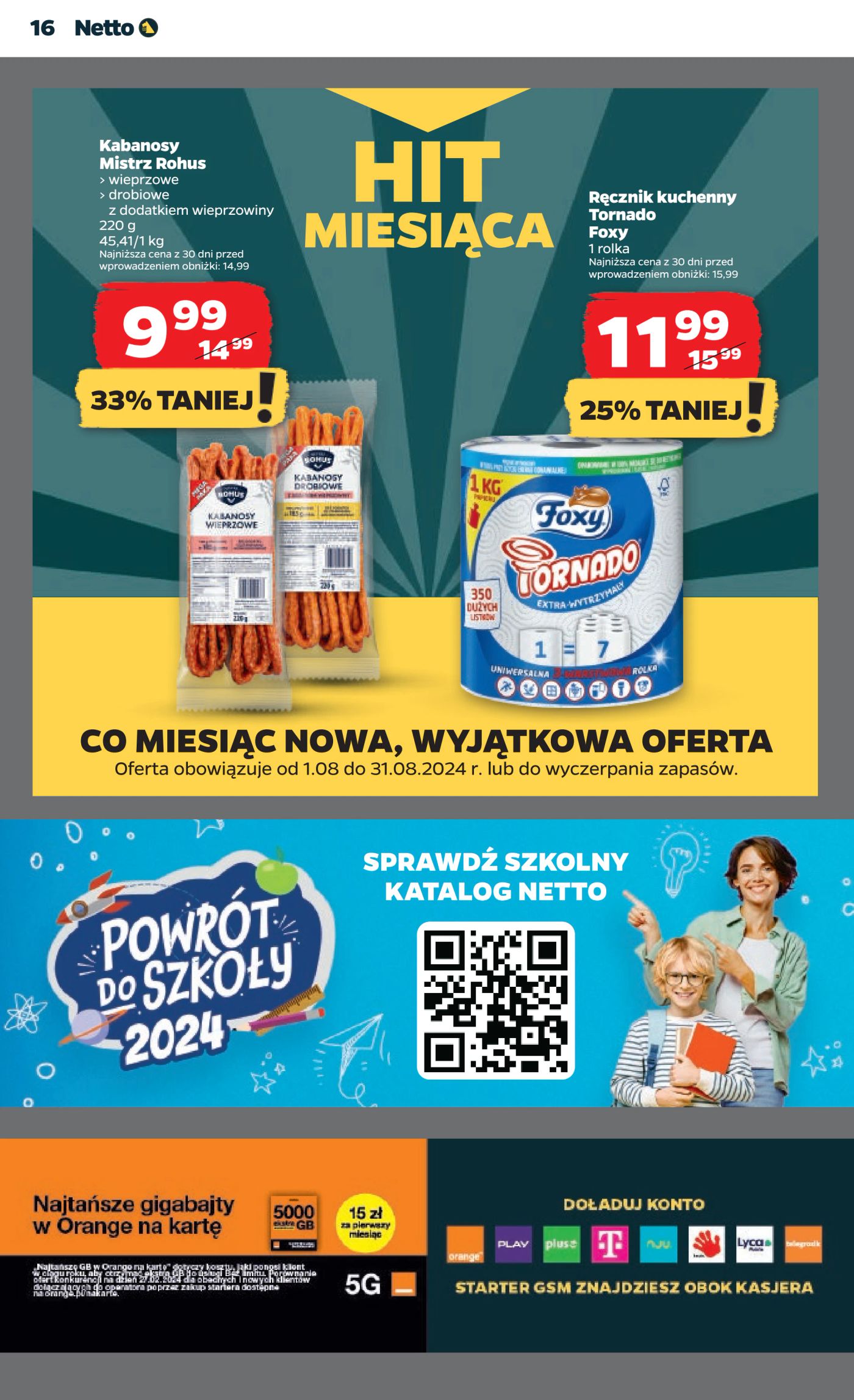 Gazetka Netto Gazetka Spożywcza 32/24B