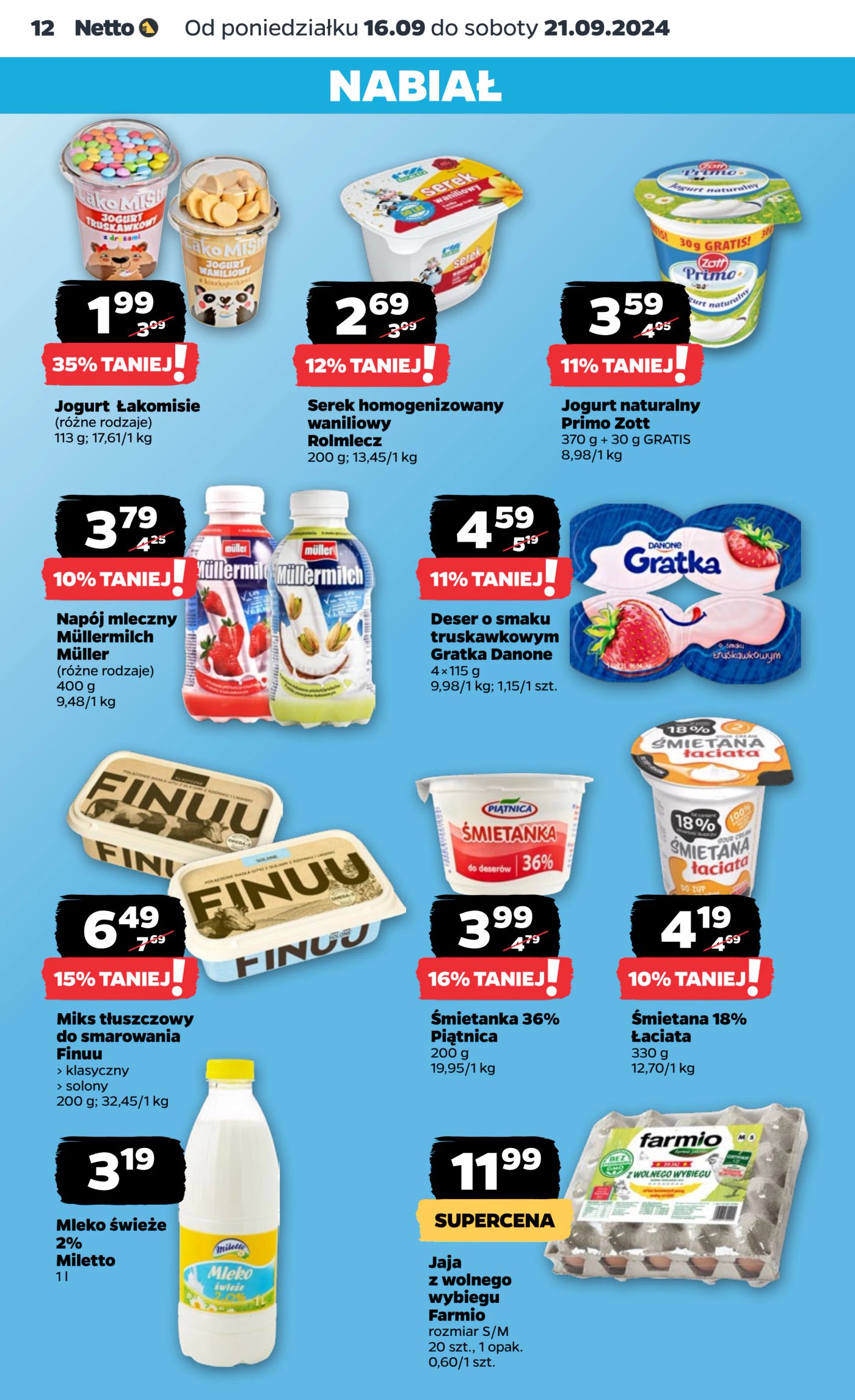 Gazetka Netto Gazetka Food 38/24A