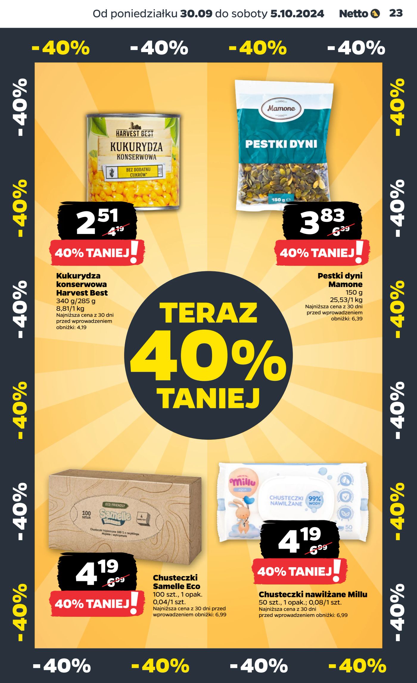 Gazetka Netto Gazetka Food 40/24A