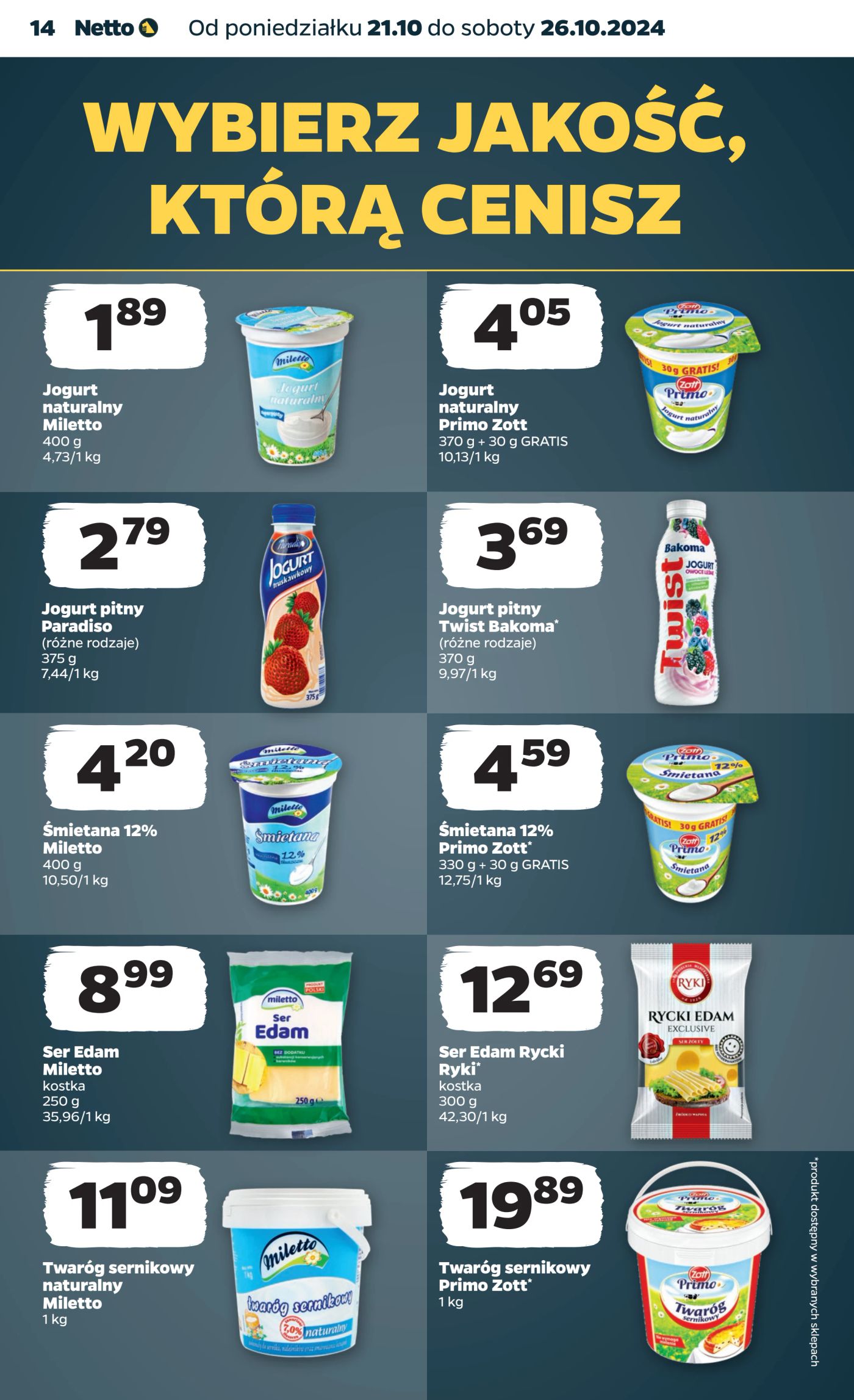 Gazetka Netto Gazetka Food 43/24A