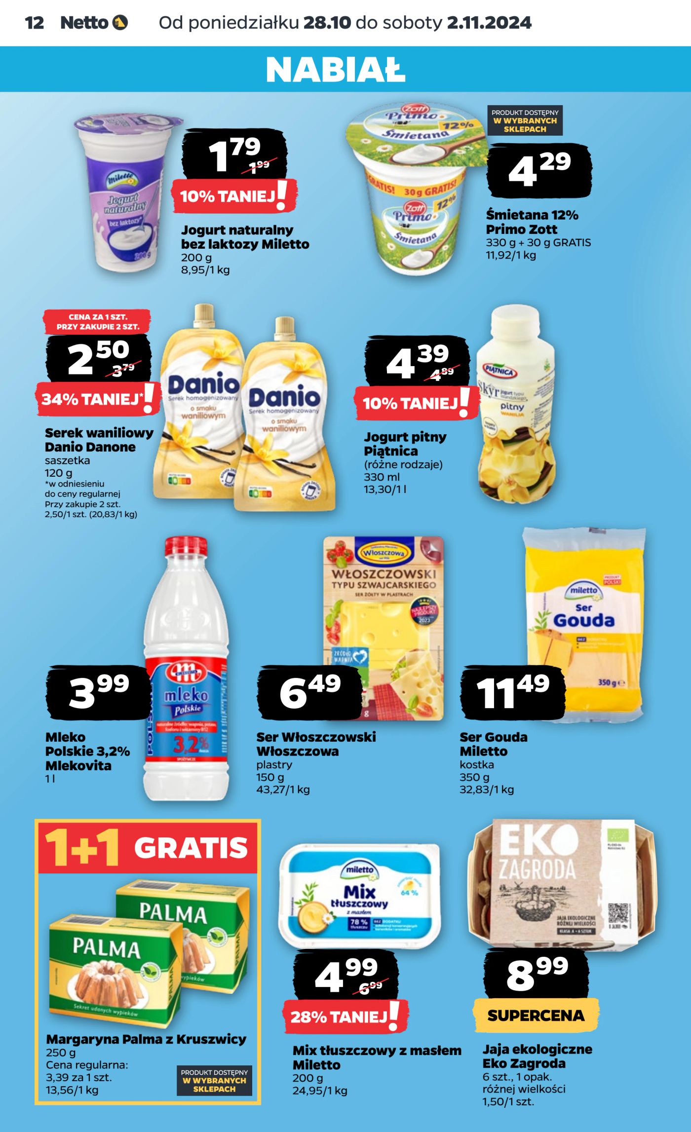 Gazetka Netto Gazetka Food 44/24A