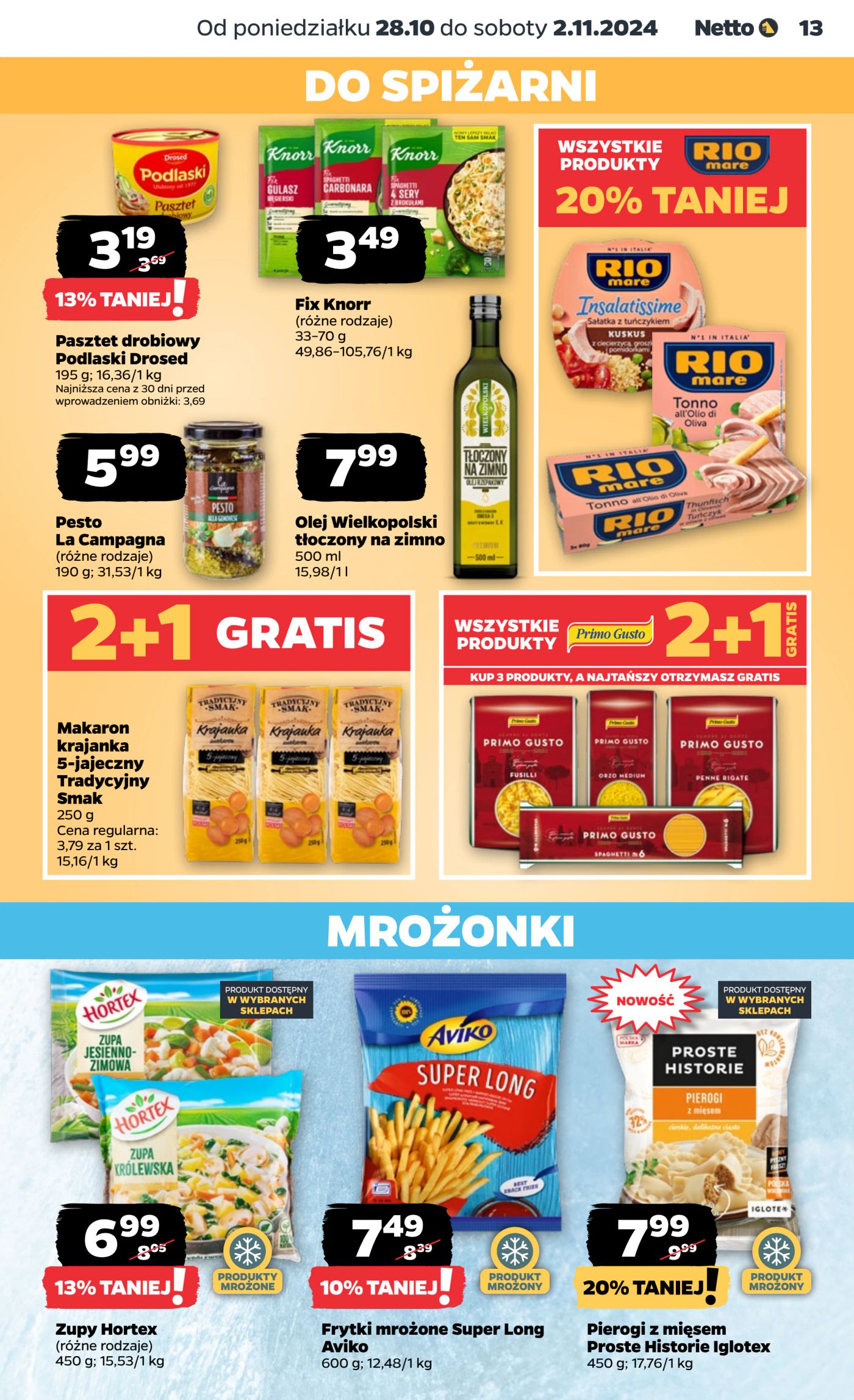 Gazetka Netto Gazetka Food 44/24A