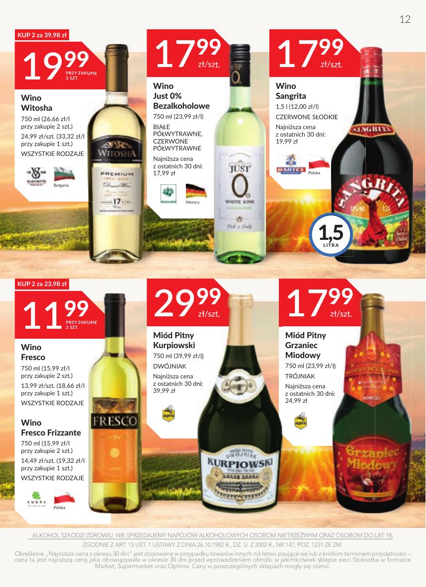 Gazetka Oferta alkoholowa