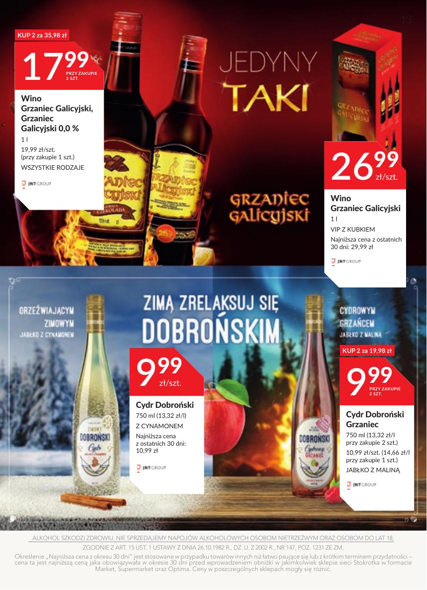 Gazetka Oferta alkoholowa