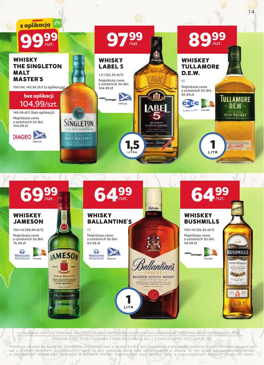 Gazetka Oferta alkoholowa