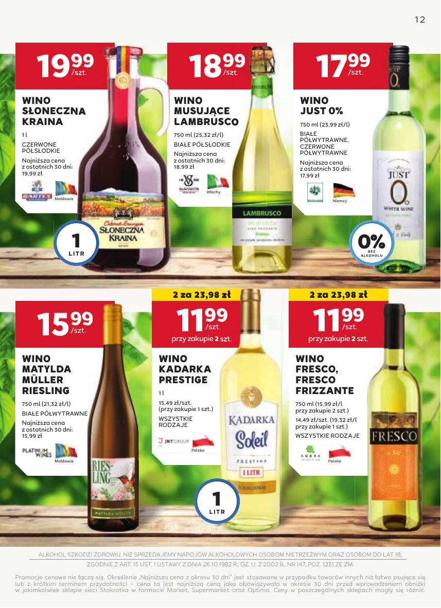 Gazetka Oferta alkoholowa