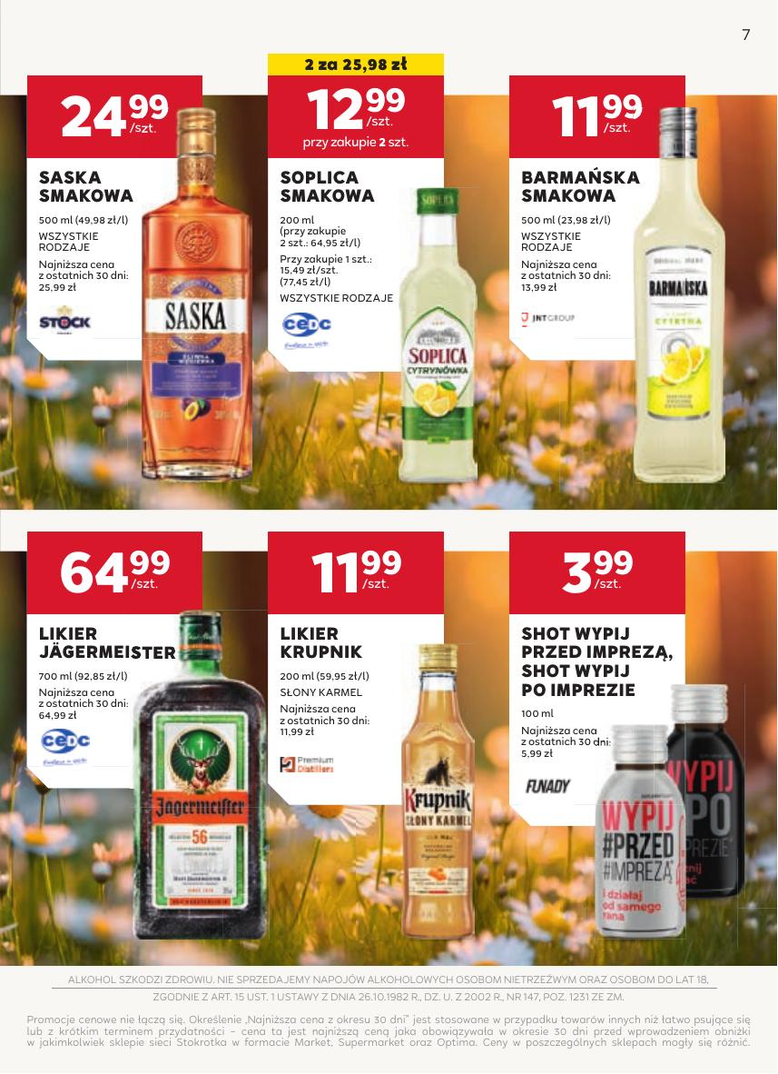 Gazetka Oferta alkoholowa