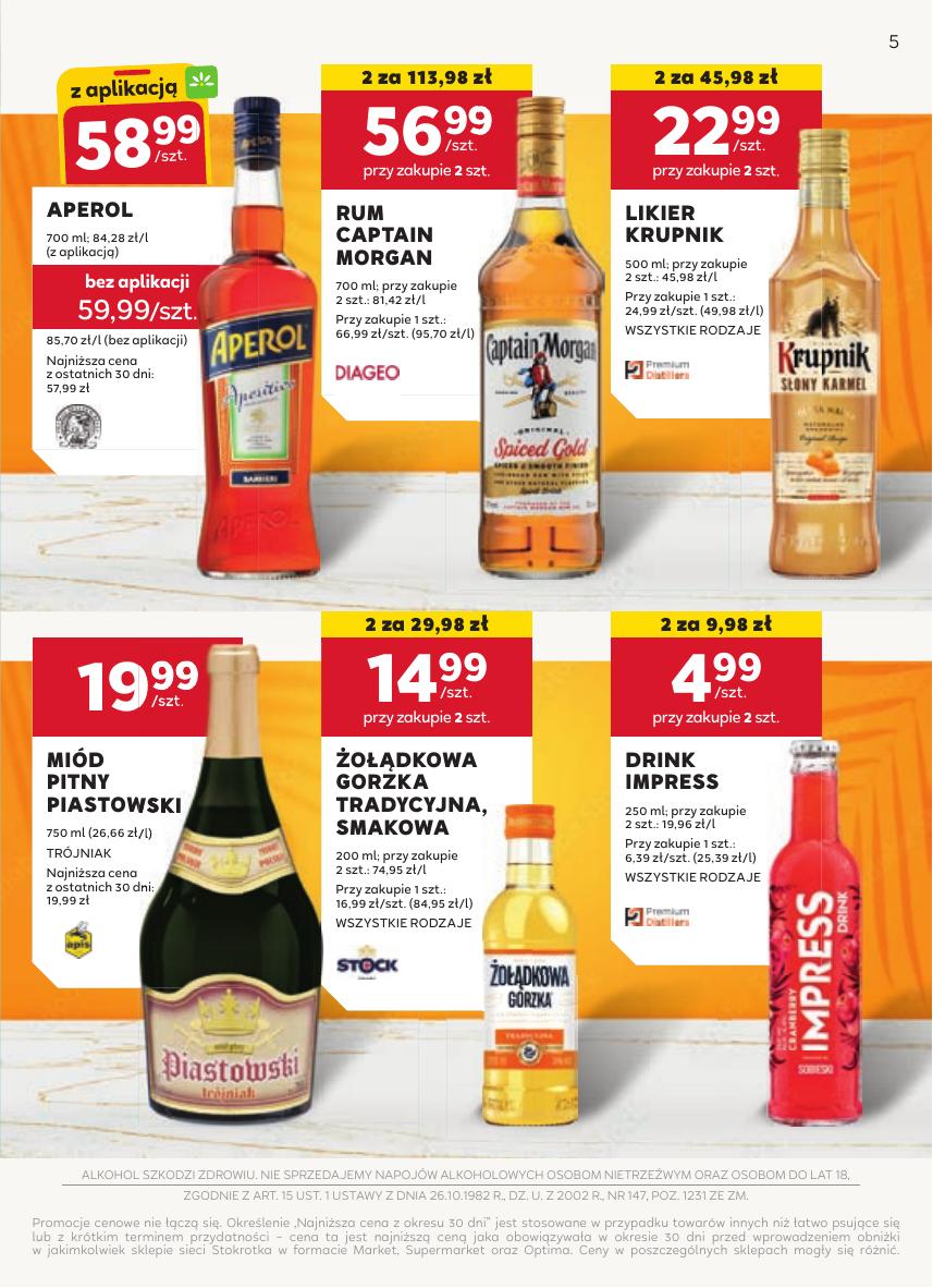 Gazetka Oferta alkoholowa