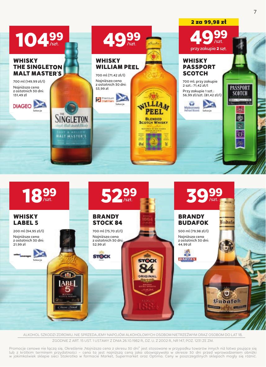 Gazetka Oferta alkoholowa