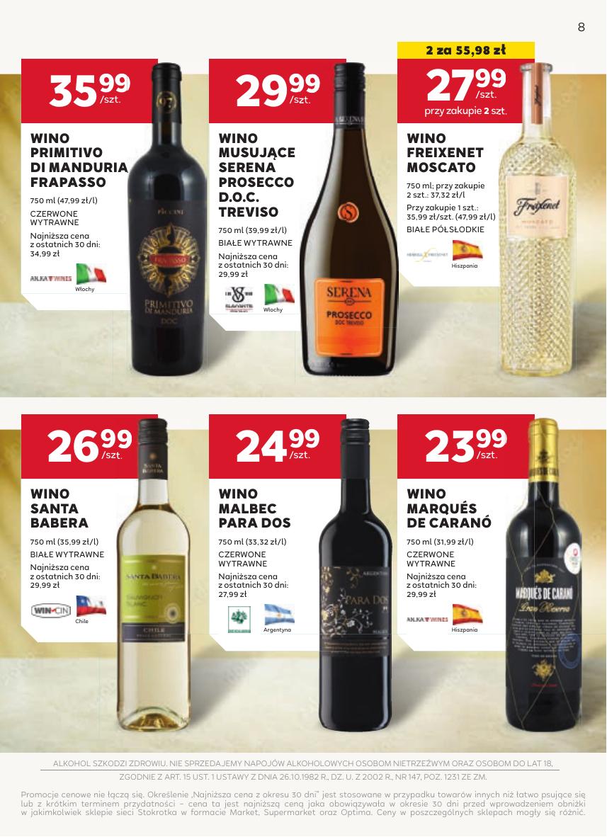 Gazetka Oferta alkoholowa