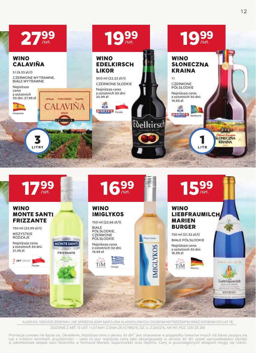 Gazetka Oferta alkoholowa