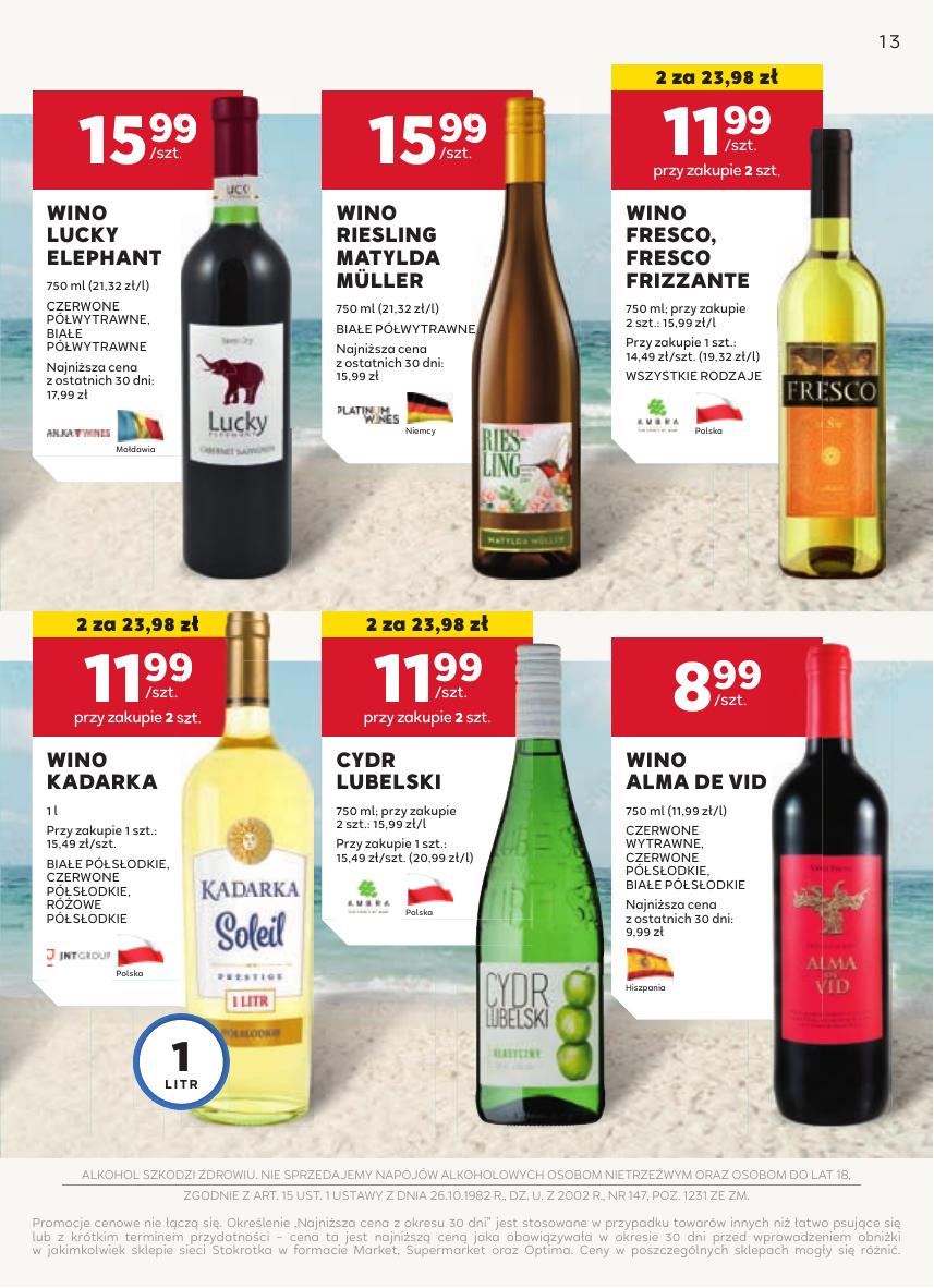 Gazetka Oferta alkoholowa