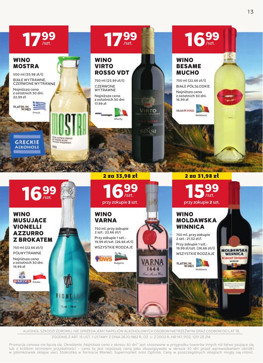 Gazetka Oferta alkoholowa