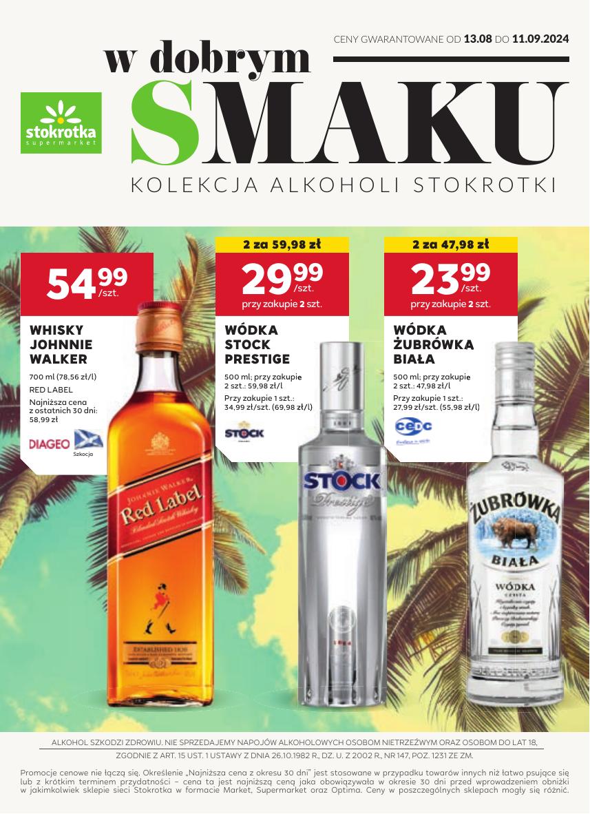 Gazetka Oferta alkoholowa