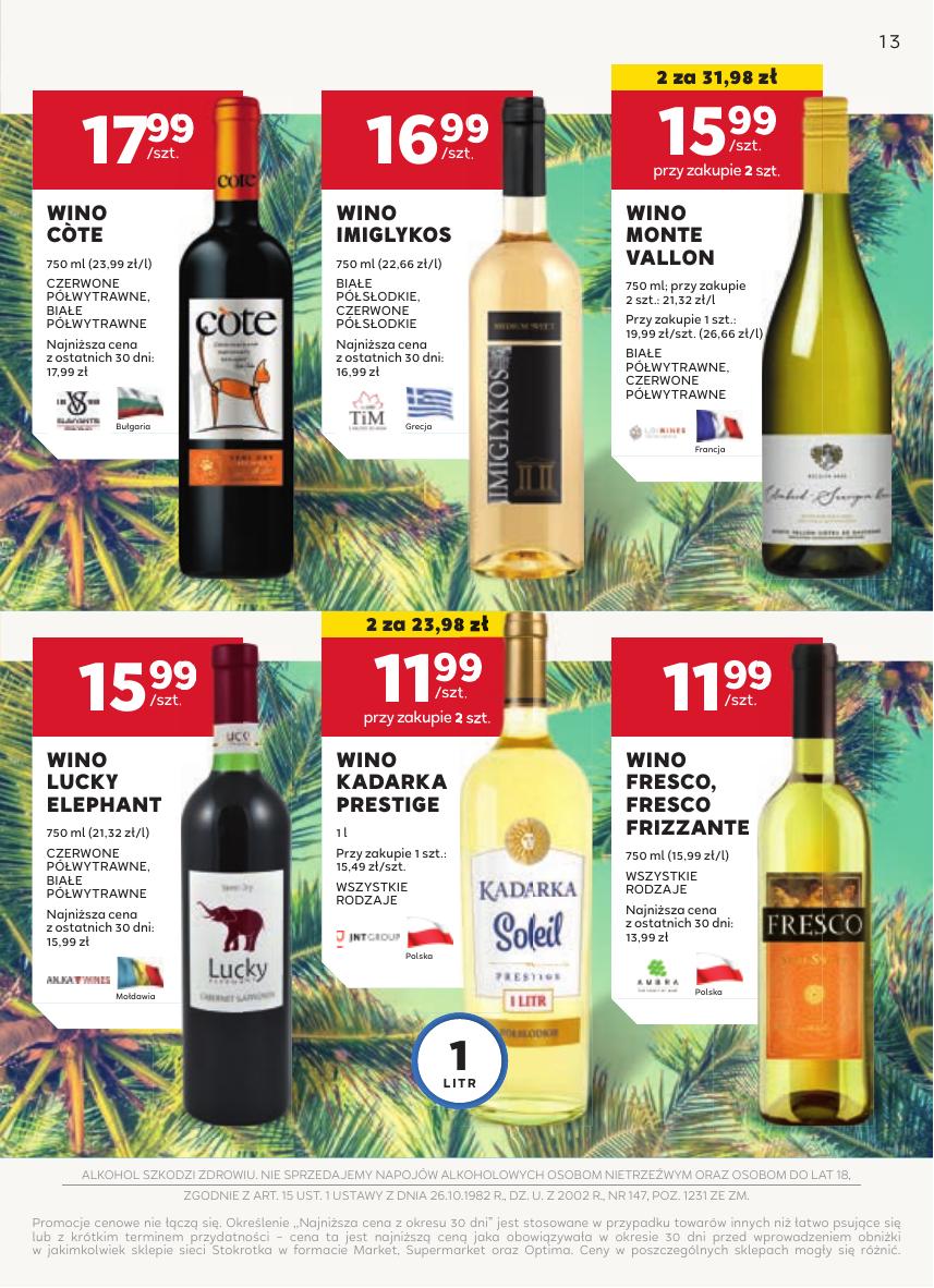 Gazetka Oferta alkoholowa